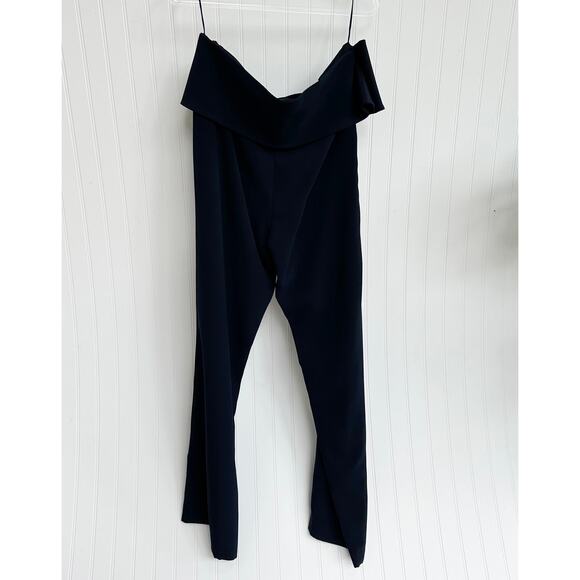 Sachin + Babi Haven Whitley Navy Strapless Top Wide Leg Trouser Set Size 14 NWT - Picture 4 of 16